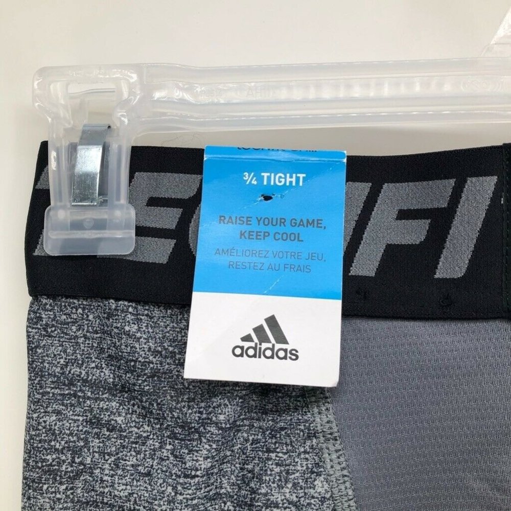 Adidas Climachill Mens 3/4 Tights Gray TechFit L - Picture 11 of 11